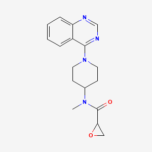 N-Methyl-N-(1-quinazolin-4-ylpiperidin-4-yl)oxirane-2-carboxamide