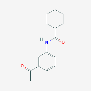 molecular formula C15H19NO2 B2849647 N-(3-acetylphenyl)cyclohexanecarboxamide CAS No. 315712-61-9