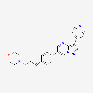 molecular formula C23H23N5O2 B2849679 pyrazolo[1,5-a]pyrimidine 4h CAS No. 597544-21-3