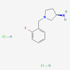 (R)-1-(2-Fluorobenzyl)pyrrolidin-3-amine dihydrochloride