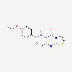 4-ethoxy-N-(7-methyl-5-oxo-5H-thiazolo[3,2-a]pyrimidin-6-yl)benzamide