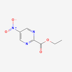 molecular formula C7H7N3O4 B2849815 Ethyl 5-nitropyrimidine-2-carboxylate CAS No. 1894988-20-5