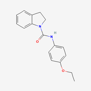 molecular formula C17H18N2O2 B2849818 N-(4-Ethoxyphenyl)indolinylformamide CAS No. 904808-01-1