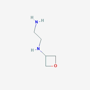 molecular formula C5H12N2O B2849837 N1-(oxetan-3-yl)ethane-1,2-diamine CAS No. 1343028-60-3