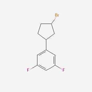 1-(3-Bromocyclopentyl)-3,5-difluorobenzene