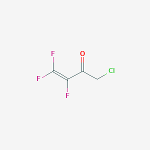 molecular formula C4H2ClF3O B028499 1-Chloro-3,4,4-trifluorobut-3-en-2-one CAS No. 110784-75-3