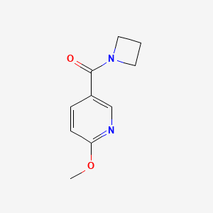 molecular formula C10H12N2O2 B2849920 5-(Azetidine-1-carbonyl)-2-methoxypyridine CAS No. 2194216-78-7