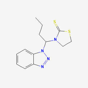 3-[1-(1H-1,2,3-Benzotriazol-1-yl)butyl]-1,3-thiazolidine-2-thione