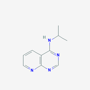 molecular formula C10H12N4 B2850150 N-isopropylpyrido[2,3-d]pyrimidin-4-amine CAS No. 1796869-29-8