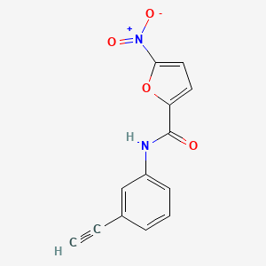 molecular formula C13H8N2O4 B2850191 N-(3-ethynylphenyl)-5-nitrofuran-2-carboxamide CAS No. 664303-07-5