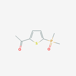 molecular formula C8H11O2PS B2850306 1-(5-(Dimethylphosphoryl)thiophen-2-yl)ethan-1-one CAS No. 2551115-78-5
