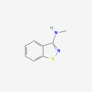 molecular formula C8H8N2S B2850652 N-Methylbenzo[d]isothiazol-3-amine CAS No. 7716-58-7