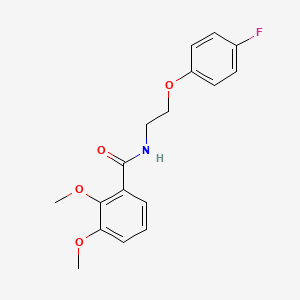 molecular formula C17H18FNO4 B2850703 N-[2-(4-fluorophenoxy)ethyl]-2,3-dimethoxybenzamide CAS No. 1105209-71-9