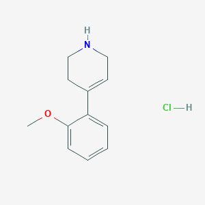 molecular formula C12H16ClNO B2850762 4-(2-Methoxyphenyl)-1,2,3,6-tetrahydropyridine hydrochloride CAS No. 154422-97-6