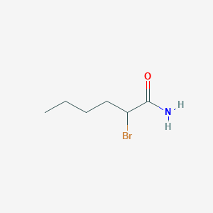 molecular formula C6H12BrNO B2850787 2-Bromohexanamide CAS No. 13161-97-2