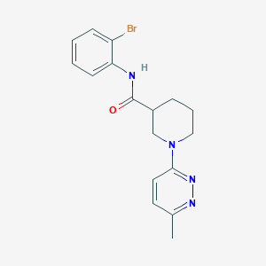 molecular formula C17H19BrN4O B2850796 N-(2-bromophenyl)-1-(6-methylpyridazin-3-yl)piperidine-3-carboxamide CAS No. 1421484-78-7