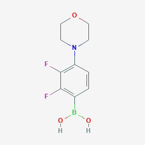 molecular formula C10H12BF2NO3 B2850823 2,3-Difluoro-4-morpholinophenylboronic acid CAS No. 2377609-97-5