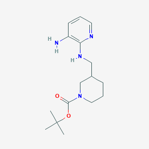 tert-Butyl 3-{[(3-aminopyridin-2-yl)amino]methyl}piperidine-1-carboxylate