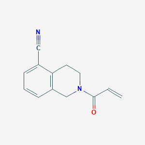 2-Prop-2-enoyl-3,4-dihydro-1H-isoquinoline-5-carbonitrile