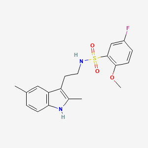 N-[2-(2,5-dimethyl-1H-indol-3-yl)ethyl]-5-fluoro-2-methoxybenzenesulfonamide