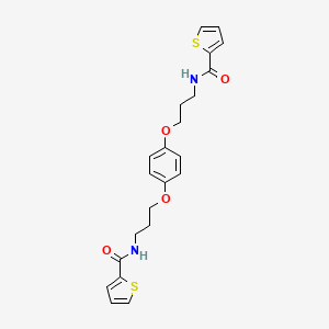 N-[3-(4-{3-[(2-thienylcarbonyl)amino]propoxy}phenoxy)propyl]-2-thiophenecarboxamide