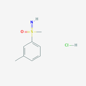 molecular formula C8H12ClNOS B2850984 Imino(methyl)(m-tolyl)-l6-sulfanone hydrochloride CAS No. 2219371-88-5