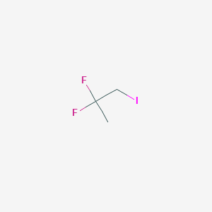 molecular formula C3H5F2I B2851050 2,2-Difluoro-1-iodopropane CAS No. 34280-36-9