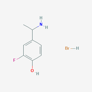 4-(1-Aminoethyl)-2-fluorophenol hydrobromide