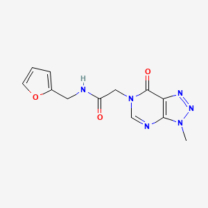 N-(furan-2-ylmethyl)-2-(3-methyl-7-oxo-3H-[1,2,3]triazolo[4,5-d]pyrimidin-6(7H)-yl)acetamide