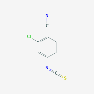 molecular formula C8H3ClN2S B2851144 2-Chloro-4-isothiocyanatobenzonitrile CAS No. 21724-83-4