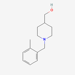 molecular formula C14H21NO B2851213 (1-(2-Methylbenzyl)piperidin-4-yl)methanol CAS No. 1241540-15-7