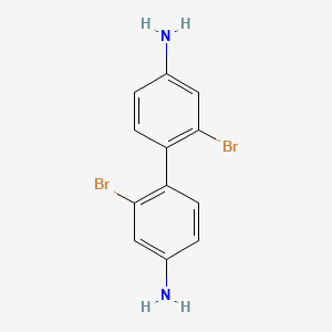 molecular formula C12H10Br2N2 B2851221 4,4'-Diamino-2,2'-dibromobiphenyl CAS No. 84530-60-9