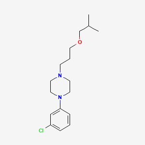 3-(4-(3-Chlorophenyl)piperazin-1-yl)propyl isobutyl ether