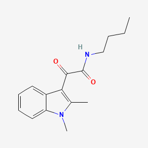 molecular formula C16H20N2O2 B2851317 N-butyl-2-(1,2-dimethyl-1H-indol-3-yl)-2-oxoacetamide CAS No. 862814-31-1