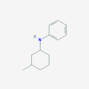 molecular formula C13H19N B2851321 N-(3-methylcyclohexyl)aniline CAS No. 859180-64-6