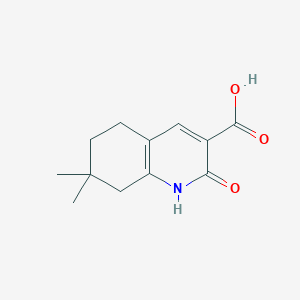B2851413 7,7-Dimethyl-2-oxo-1,2,5,6,7,8-hexahydroquinoline-3-carboxylic acid CAS No. 1420792-86-4