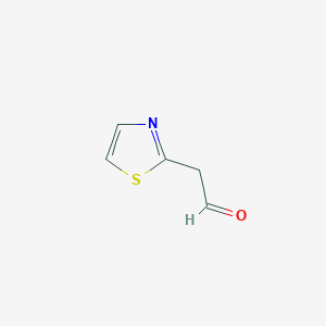 molecular formula C5H5NOS B2851481 2-Thiazoleacetaldehyde CAS No. 1095714-43-4