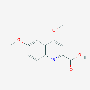 molecular formula C12H11NO4 B2851505 4,6-Dimethoxyquinoline-2-carboxylic acid CAS No. 52144-22-6