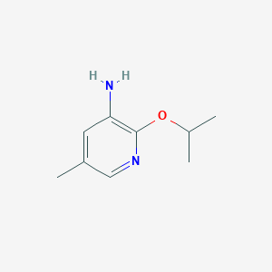 molecular formula C9H14N2O B2851516 5-Methyl-2-(propan-2-yloxy)pyridin-3-amine CAS No. 179677-12-4
