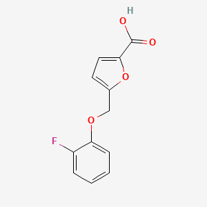 5-[(2-Fluorophenoxy)methyl]-2-furoic acid
