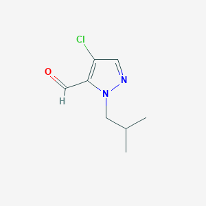 4-Chloro-1-isobutyl-1H-pyrazole-5-carbaldehyde