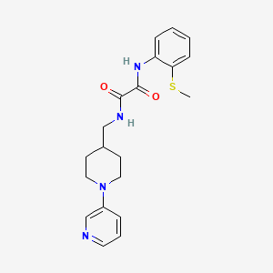 N1-(2-(methylthio)phenyl)-N2-((1-(pyridin-3-yl)piperidin-4-yl)methyl)oxalamide