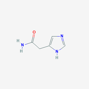 molecular formula C5H7N3O B2851591 2-(1H-imidazol-5-yl)acetamide CAS No. 135200-62-3