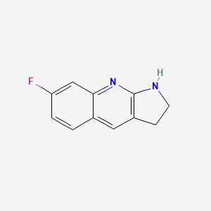 7-fluoro-1H,2H,3H-pyrrolo[2,3-b]quinoline