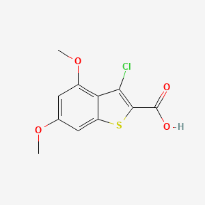 3-Chloro-4,6-dimethoxy-1-benzothiophene-2-carboxylic acid