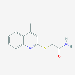 2-((4-Methylquinolin-2-yl)thio)acetamide