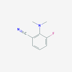 molecular formula C9H9FN2 B2851625 2-(Dimethylamino)-3-fluorobenzonitrile CAS No. 1369951-68-7
