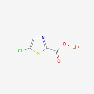 molecular formula C4HClLiNO2S B2851645 Lithium 5-chlorothiazole-2-carboxylate CAS No. 2470440-89-0