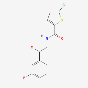 5-Chloro-N-[2-(3-fluorophenyl)-2-methoxyethyl]thiophene-2-carboxamide