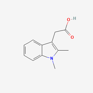 molecular formula C12H13NO2 B2851662 (1,2-Dimethyl-1H-indol-3-yl)-acetic acid CAS No. 2597-28-6